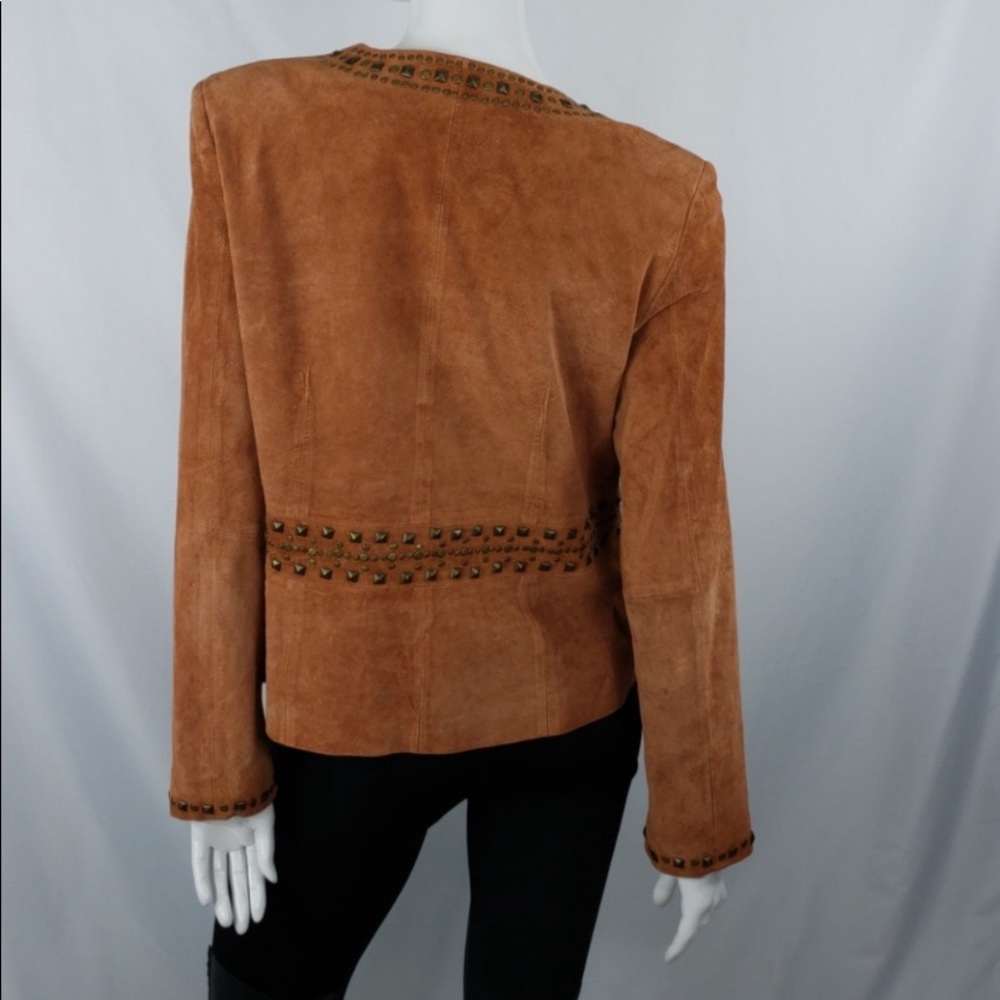 Studded Suede Jacket Fully Lined - image 4